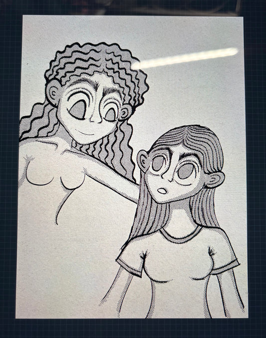 Digital Art Sketch Outline 01